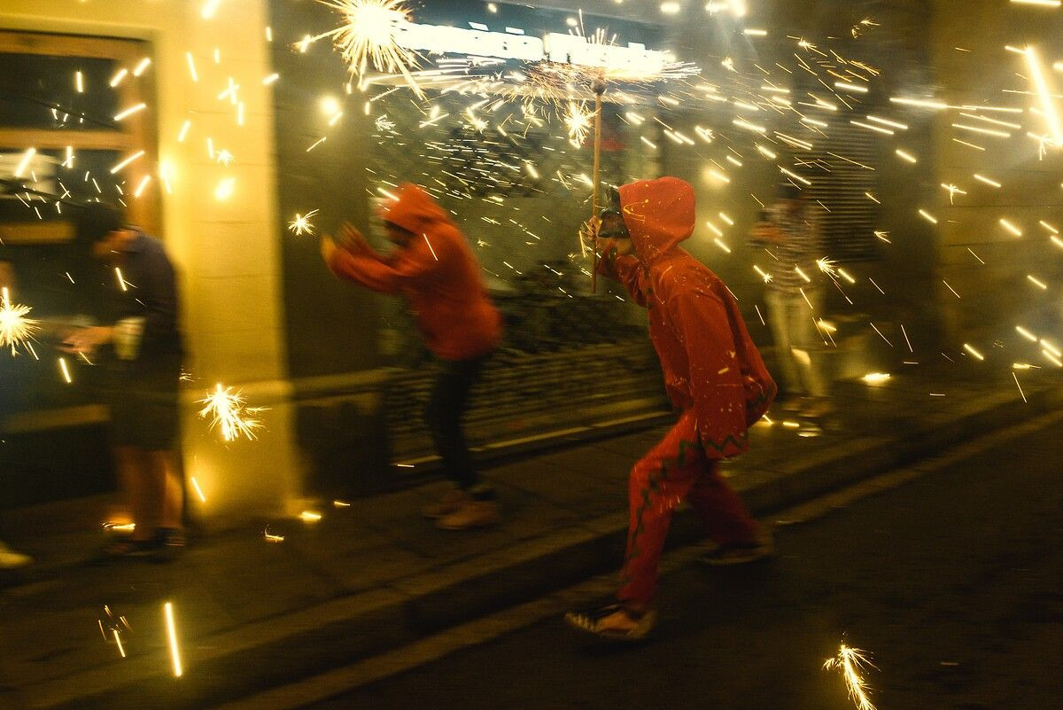 Barcelona’da düzenlenen geleneksel Gracia Festivali renki görüntülere sahne oldu - Sayfa 7
