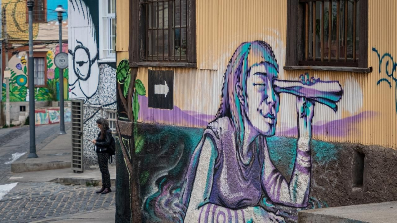 Şili’nin Valparaiso şehrinde sanat sokaklara yansıdı - Sayfa 9