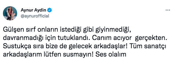 Ünlü isimler tutuklanan Gülşen'e ve hakaretine destek verdiler - Sayfa 21