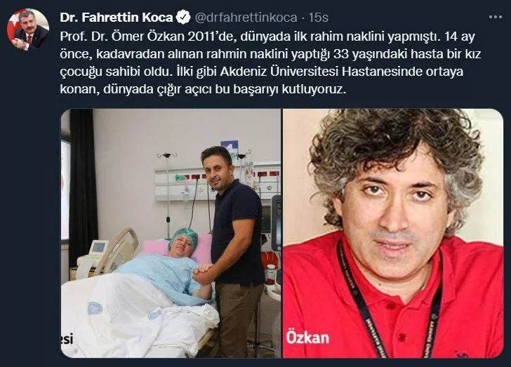 Bakan Koca 'Bu başarıyı kutluyoruz' diyerek duyurdu! Türkiye'nin ikincisi... - Sayfa 6