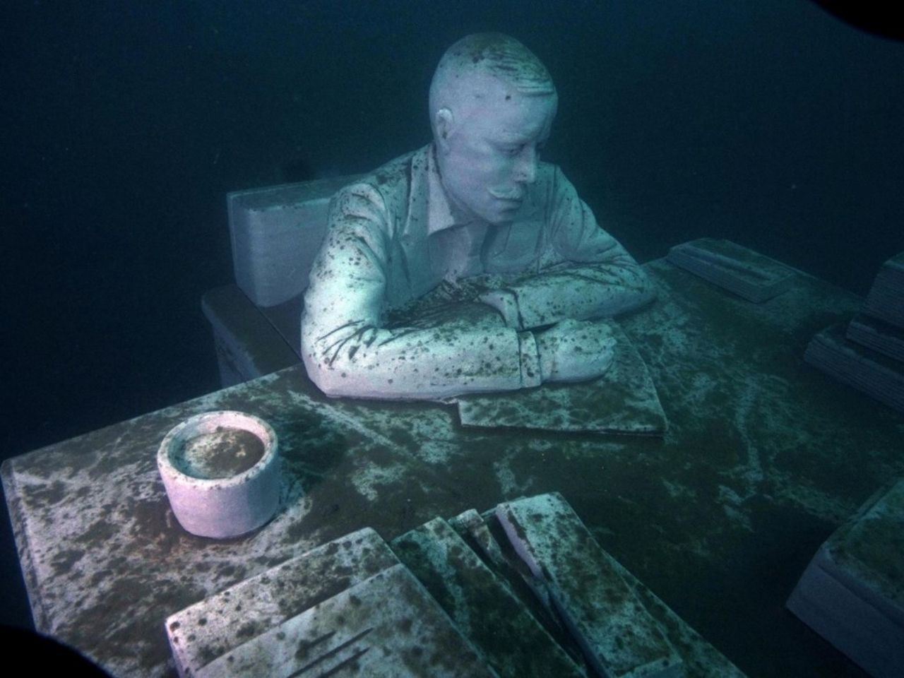 Su altında miteolojik dünya! Su Altı Heykel Galerisi dalış tutkunları için sergileniyor - Sayfa 7