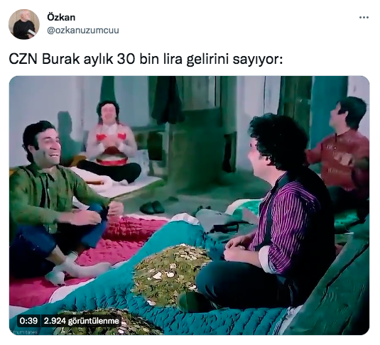 Aylık gelirinin 30 bin TL olduğunu açıklayan CZN Burak sosyal medyanın diline düştü - Sayfa 22