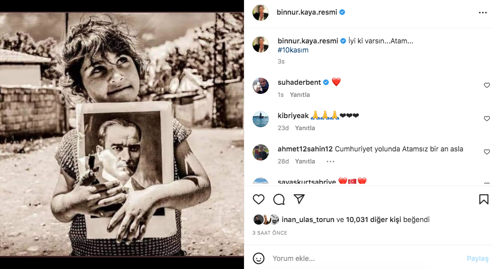 Ünlü isimlerden '10 Kasım Atatürk'ü Anma Günü' paylaşımları - Sayfa 34