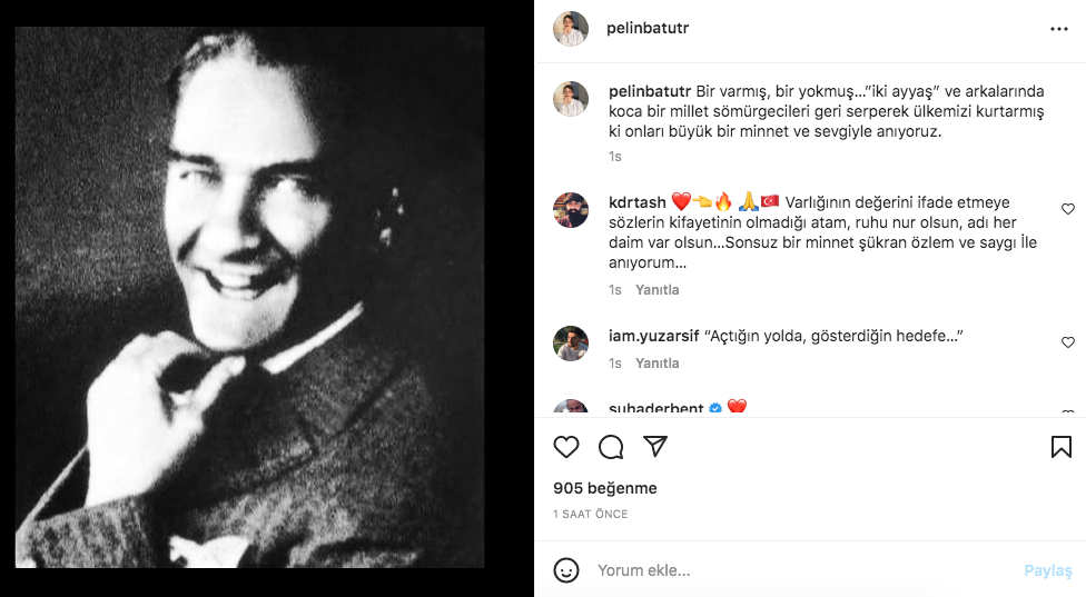Ünlü isimlerden '10 Kasım Atatürk'ü Anma Günü' paylaşımları - Sayfa 41