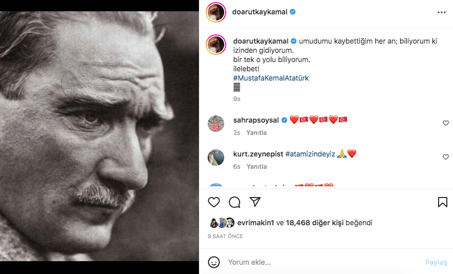 Ünlü isimlerden '10 Kasım Atatürk'ü Anma Günü' paylaşımları - Sayfa 22