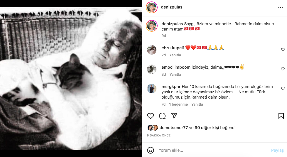 Ünlü isimlerden '10 Kasım Atatürk'ü Anma Günü' paylaşımları - Sayfa 45