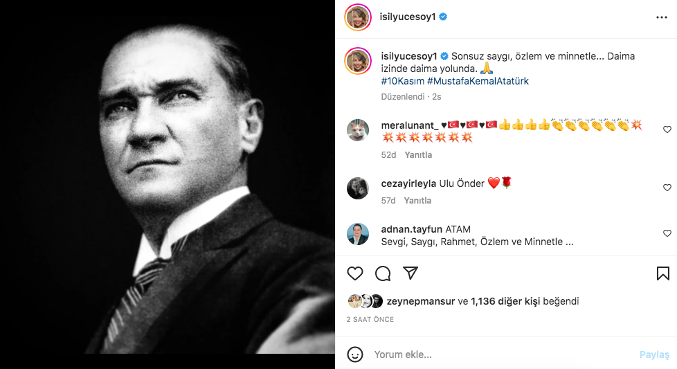 Ünlü isimlerden '10 Kasım Atatürk'ü Anma Günü' paylaşımları - Sayfa 17