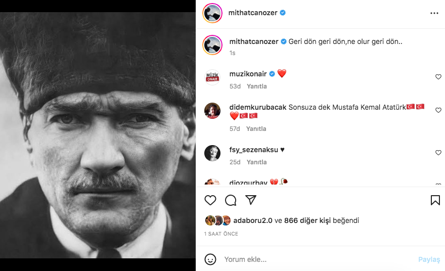 Ünlü isimlerden '10 Kasım Atatürk'ü Anma Günü' paylaşımları - Sayfa 39