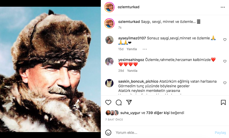 Ünlü isimlerden '10 Kasım Atatürk'ü Anma Günü' paylaşımları - Sayfa 28