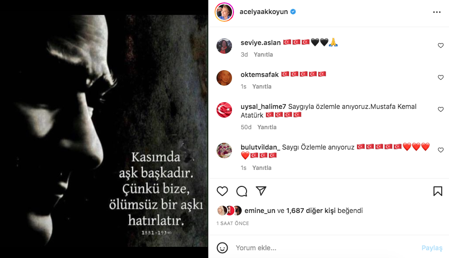 Ünlü isimlerden '10 Kasım Atatürk'ü Anma Günü' paylaşımları - Sayfa 14