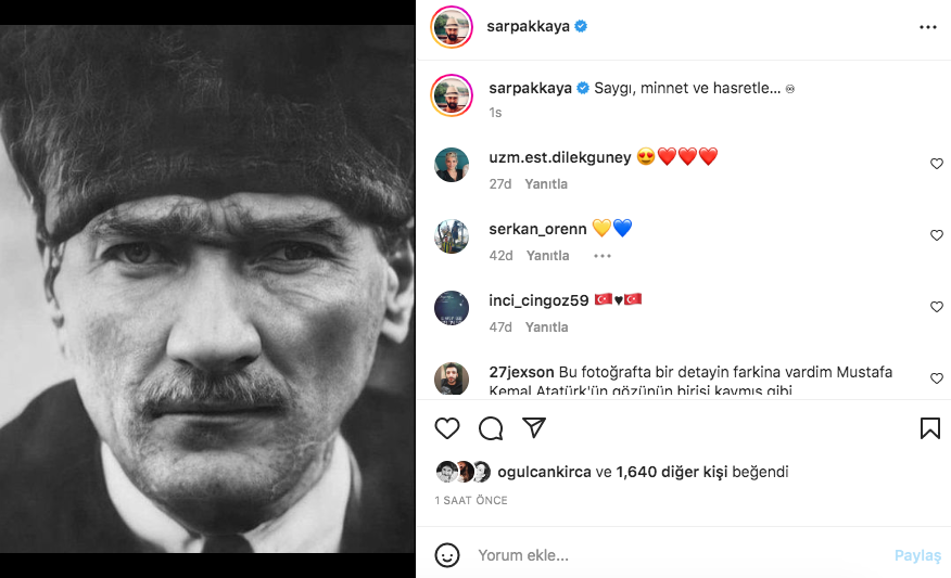Ünlü isimlerden '10 Kasım Atatürk'ü Anma Günü' paylaşımları - Sayfa 16