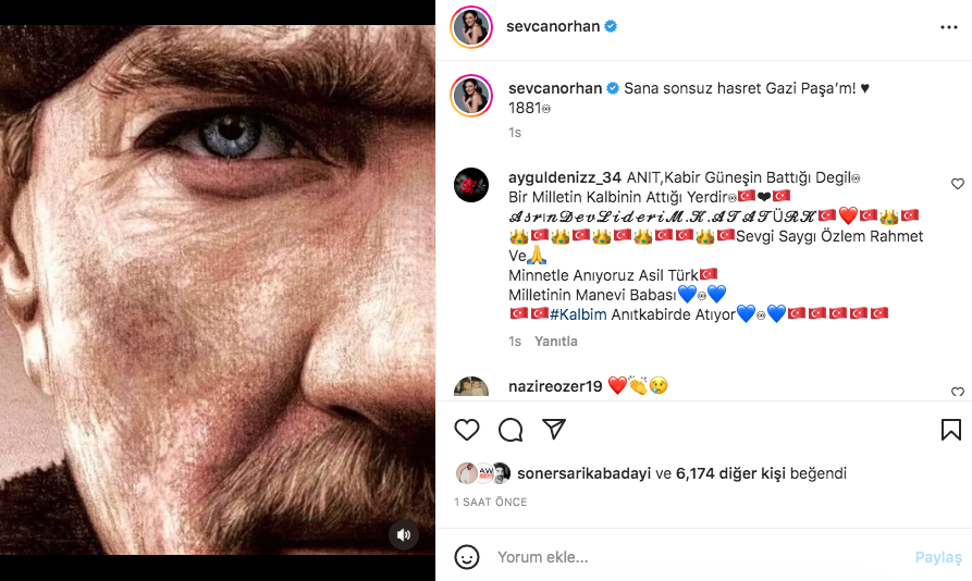 Ünlü isimlerden '10 Kasım Atatürk'ü Anma Günü' paylaşımları - Sayfa 37