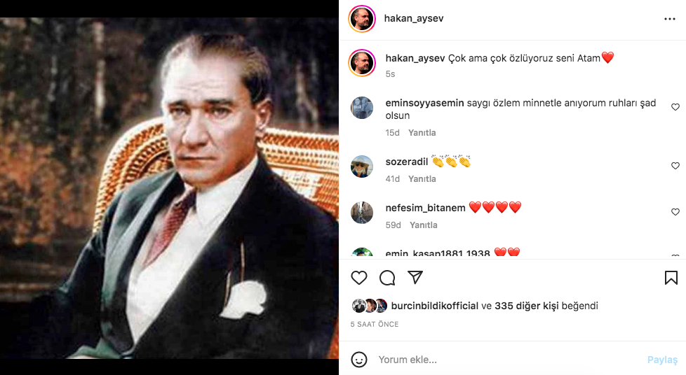 Ünlü isimlerden '10 Kasım Atatürk'ü Anma Günü' paylaşımları - Sayfa 9