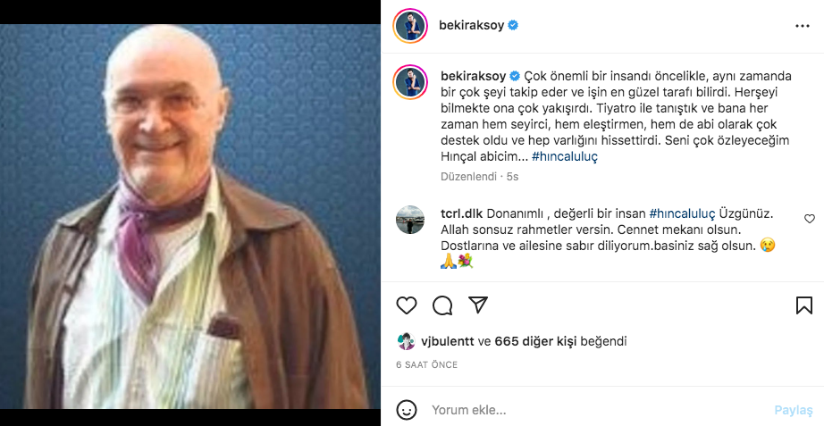 Ünlü isimlerden Hıncal Uluç paylaşımları... Vefatının ardından üzüntülerini sosyal medyadan dile getirdiler - Sayfa 11