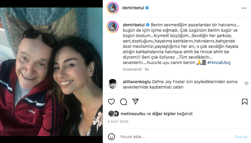 Ünlü isimlerden Hıncal Uluç paylaşımları... Vefatının ardından üzüntülerini sosyal medyadan dile getirdiler - Sayfa 10