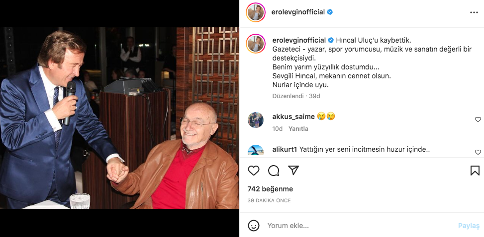 Ünlü isimlerden Hıncal Uluç paylaşımları... Vefatının ardından üzüntülerini sosyal medyadan dile getirdiler - Sayfa 6