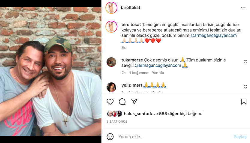 Ünlü isimlerden kansere yakalanan Armağan Çağlayan'a destek mesajları - Sayfa 12