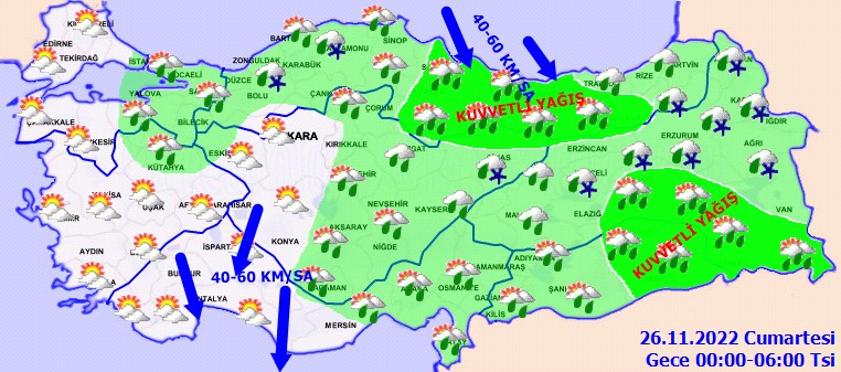 26 Kasım Cumartesi hava durumu tahminleri yayınlandı: Yarın hava nasıl olacak? - Sayfa 3