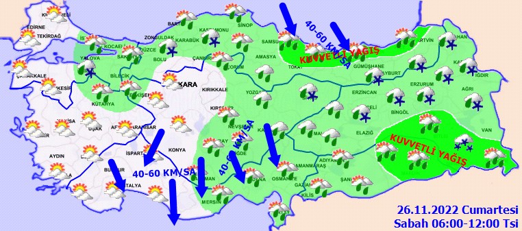 26 Kasım Cumartesi hava durumu tahminleri yayınlandı: Yarın hava nasıl olacak? - Sayfa 4