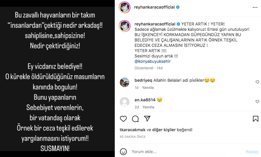 Konya'daki vahşet görüntüleri sosyal medyayı ayağa kaldırdı! Ünlü isimlerden tepki üstüne tepki yağdı - Sayfa 7