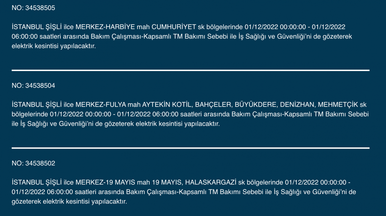 İstanbul'da 27 ilçe listeye alındı! (1 ARALIK PERŞEMBE) - Sayfa 25