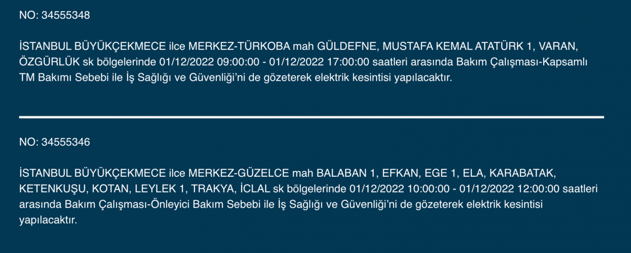 İstanbul'da 27 ilçe listeye alındı! (1 ARALIK PERŞEMBE) - Sayfa 10