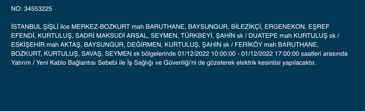 İstanbul'da 27 ilçe listeye alındı! (1 ARALIK PERŞEMBE) - Sayfa 9