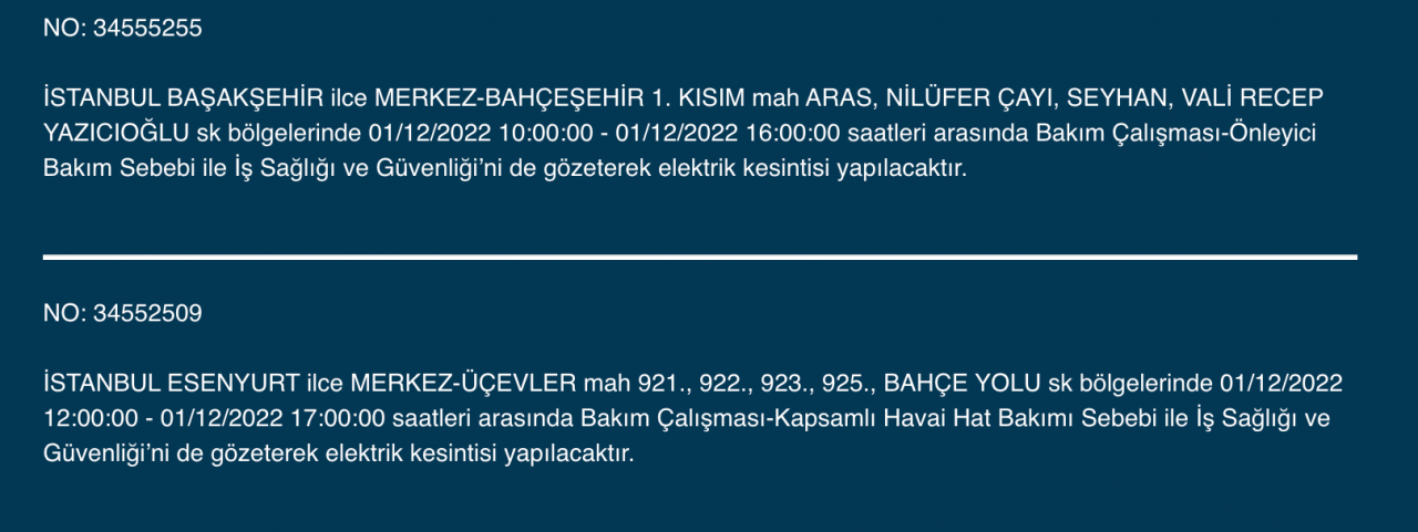 İstanbul'da 27 ilçe listeye alındı! (1 ARALIK PERŞEMBE) - Sayfa 16