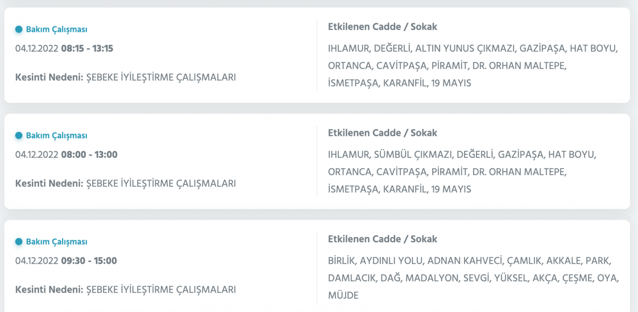 İstanbul'da hafta sonu 18 ilçe karanlığa gömülecek - Sayfa 21