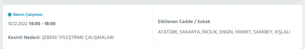 İstanbul’un 27 ilçesinde elektrik kesintisi (10 ARALIK) - Sayfa 25