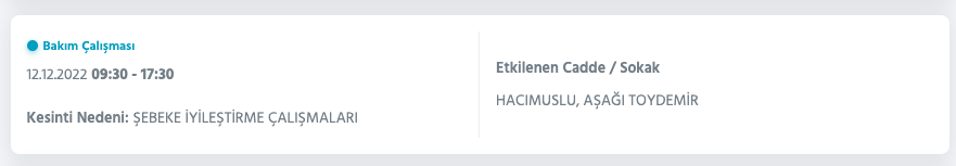 Ankara'da elektrik kesintisi uyarısı (12 Aralık Pazartesi) - Sayfa 38