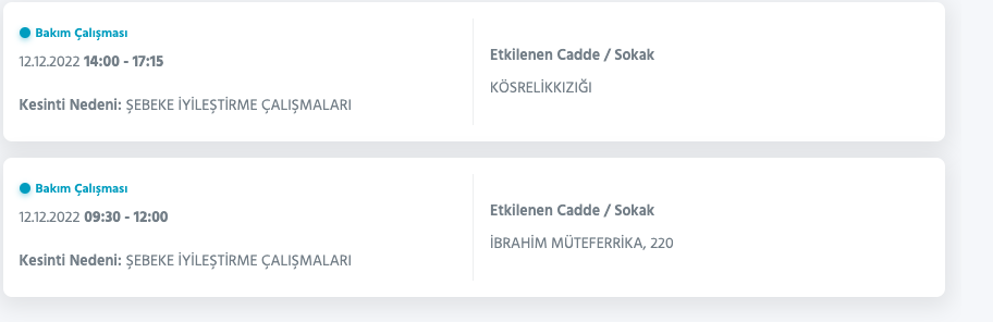 Ankara'da elektrik kesintisi uyarısı (12 Aralık Pazartesi) - Sayfa 39