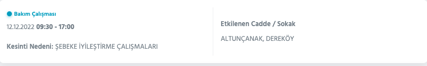 Ankara'da elektrik kesintisi uyarısı (12 Aralık Pazartesi) - Sayfa 14