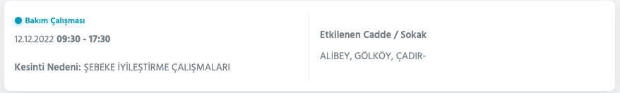 Ankara'da elektrik kesintisi uyarısı (12 Aralık Pazartesi) - Sayfa 34