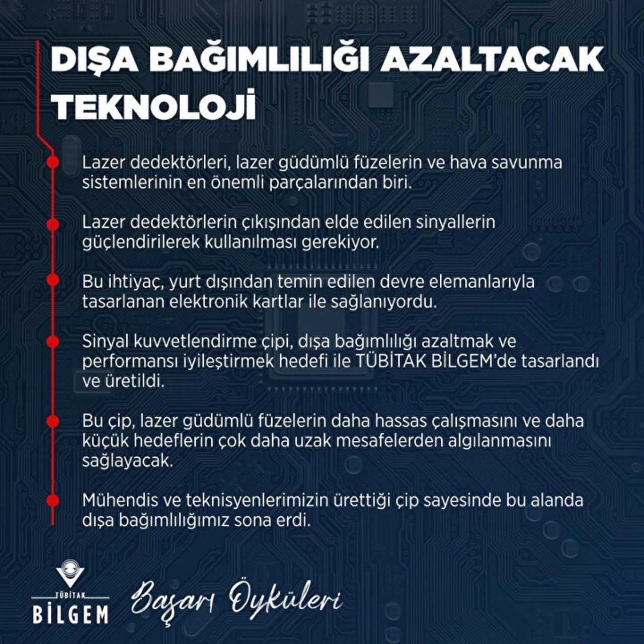 TÜBİTAK, yerli imkanlarla Lazer Dedektör Sinyal Kuvvetlendirme Çipi" üretildiğini duyurdu - Sayfa 11