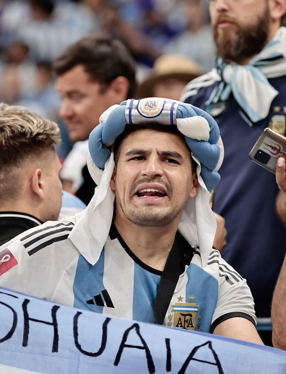 Katar'da görsel şölen! Dünya Kupası finalinde tribünler adeta yıkıldı - Sayfa 12