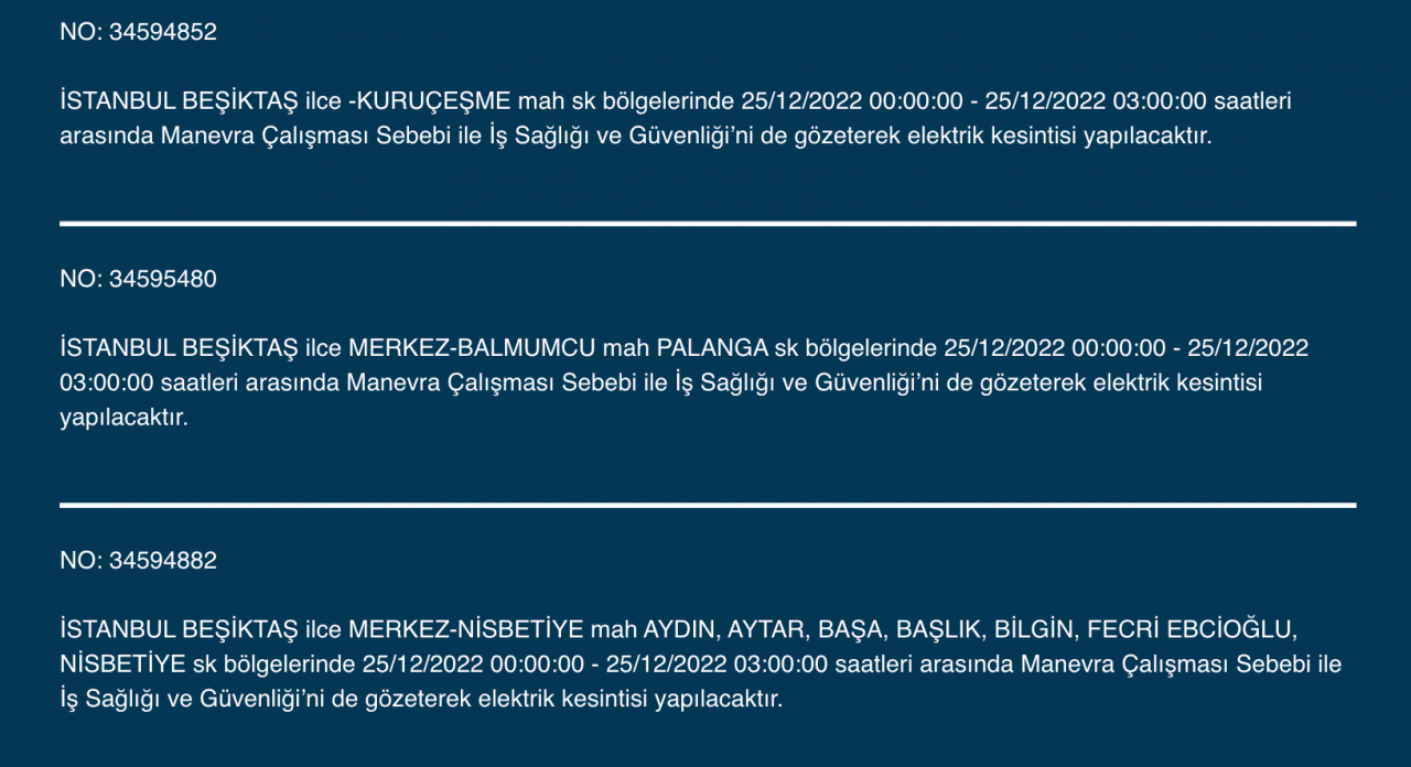 İstanbul'da çok sayıda ilçeye uyarı (25 ARALIK) - Sayfa 11