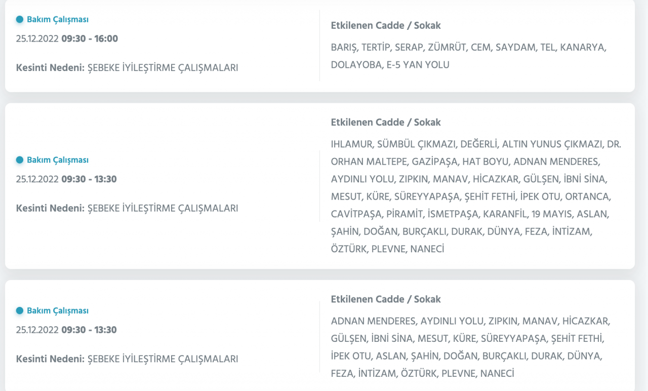 İstanbul'da çok sayıda ilçeye uyarı (25 ARALIK) - Sayfa 29