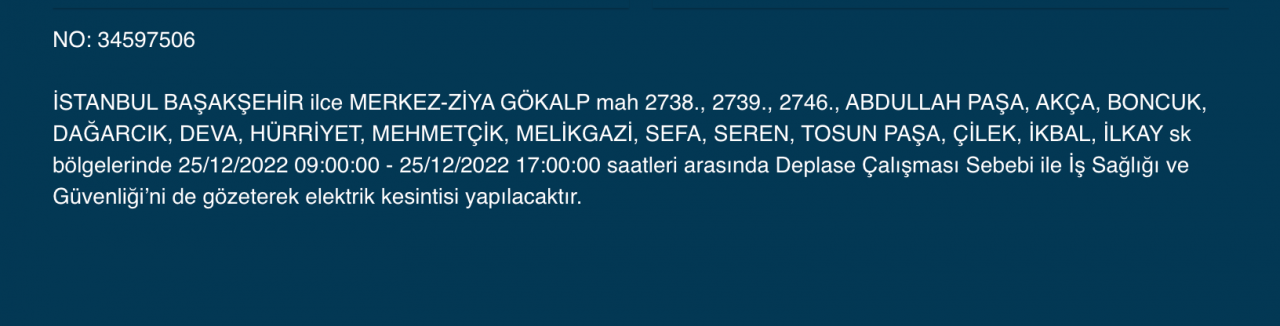İstanbul'da çok sayıda ilçeye uyarı (25 ARALIK) - Sayfa 7