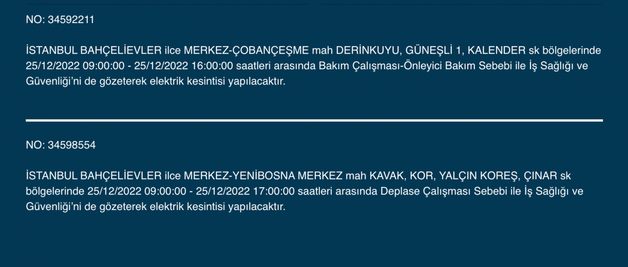 İstanbul'da çok sayıda ilçeye uyarı (25 ARALIK) - Sayfa 6