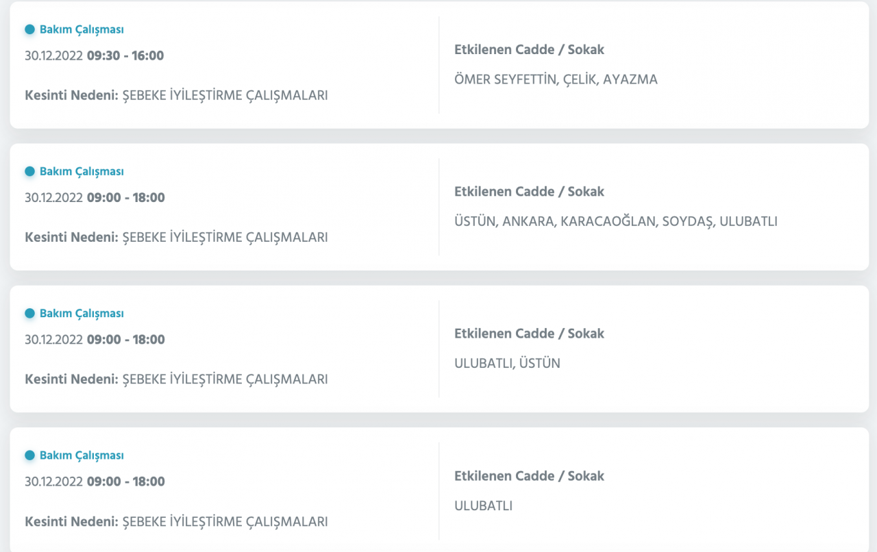 İstanbul'da uzun süreli elektrik kesintisi (30 ARALIK) - Sayfa 26