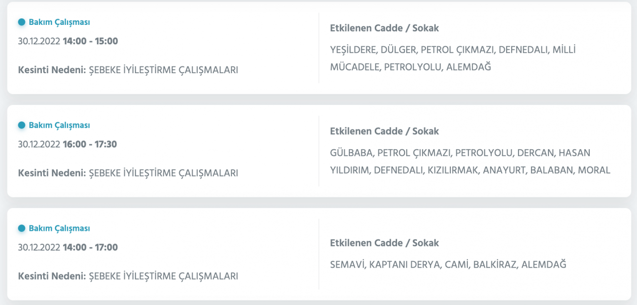 İstanbul'da uzun süreli elektrik kesintisi (30 ARALIK) - Sayfa 31