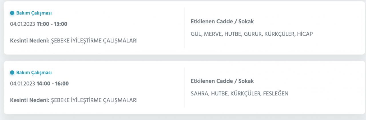 İstanbul’da uzun süreli elektrik kesintisi (4 OCAK) - Sayfa 39