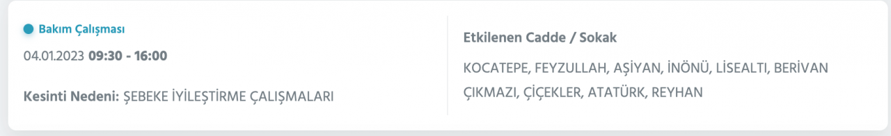 İstanbul’da uzun süreli elektrik kesintisi (4 OCAK) - Sayfa 27