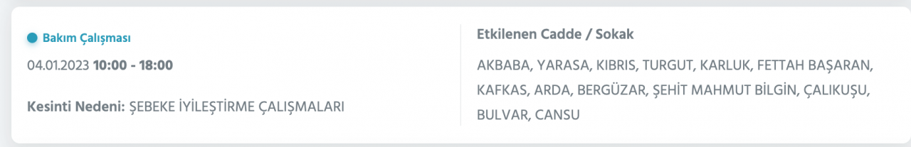 İstanbul’da uzun süreli elektrik kesintisi (4 OCAK) - Sayfa 36