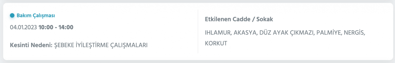 İstanbul’da uzun süreli elektrik kesintisi (4 OCAK) - Sayfa 22