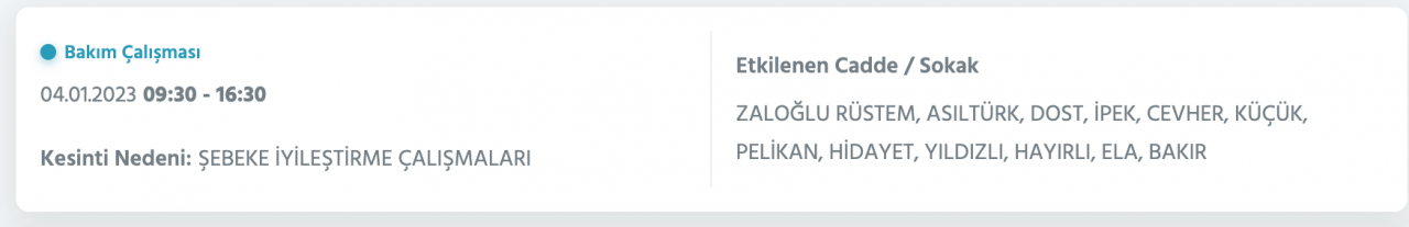 İstanbul’da uzun süreli elektrik kesintisi (4 OCAK) - Sayfa 32