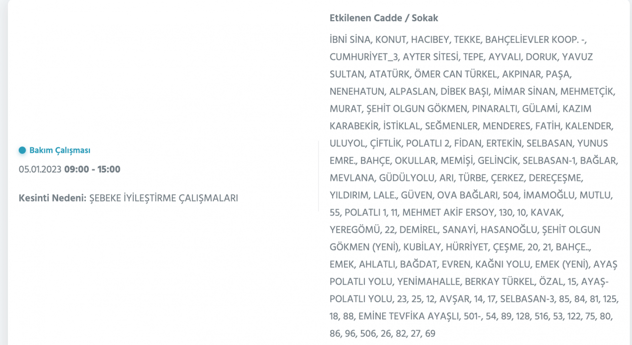 Ankara için kesinti uyarısı yapıldı (5-6-7 OCAK) - Sayfa 5