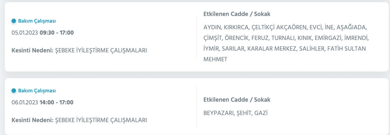Ankara için kesinti uyarısı yapıldı (5-6-7 OCAK) - Sayfa 25