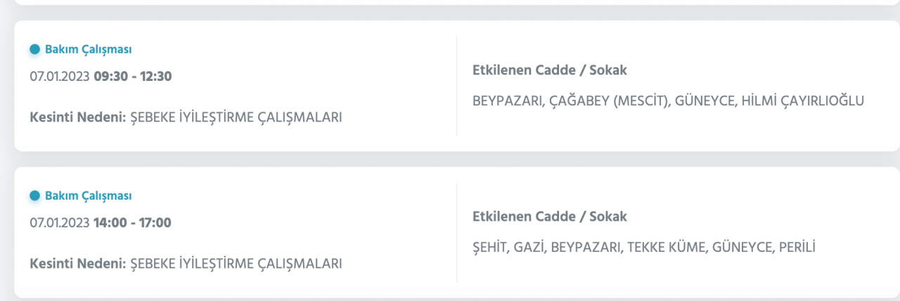 Ankara için kesinti uyarısı yapıldı (5-6-7 OCAK) - Sayfa 26
